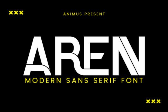 Arenn: The Modern Sans Serif Typeface for Bold Editorial Design