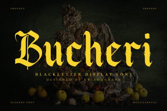 Bucheri: The Bold Blackletter Typeface for Modern Web Design