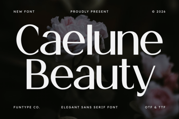 Caelune Beauty: The Luxury Sans Serif Font for Modern Web Design