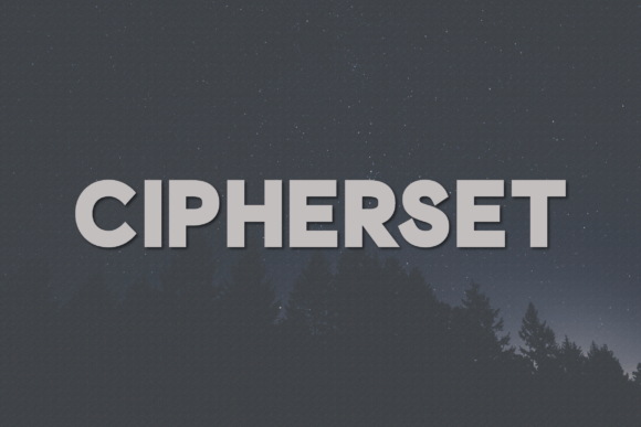 Cipherset – A Modern Sans Serif Font for Crafters and Creators