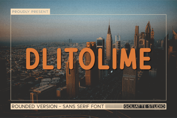 Dlitolime: The Eccentric Sans Serif Font for Bold Digital Branding