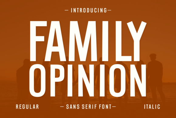 Family Opinion: The Modern Sans Serif Typeface for Editorial Design