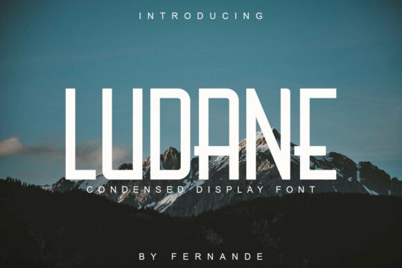 Ludane: A Modern Sans Serif Display Font for Editorial Design