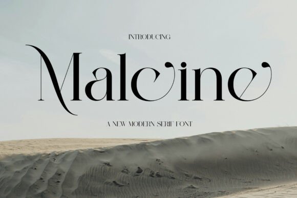 Malcine: A Modern Serif Font for Elegant Campaigns