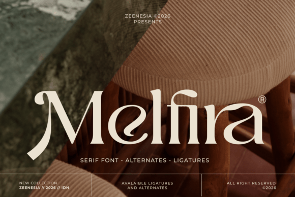 Melfira: A Modern Serif Typeface for Editorial Excellence