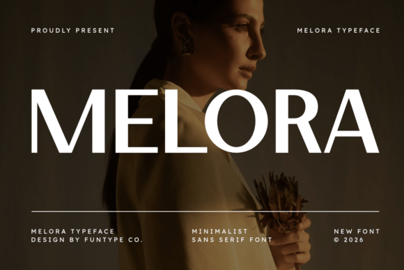 Melora: The Bold Sans Serif Typeface for Handmade Branding