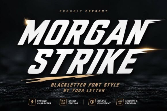 Morgan Strike: The Premium Blackletter Typeface for Bold Branding