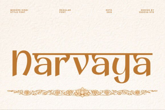 Narvaya: A Modern Serif Typeface for Cultural Brand Identity