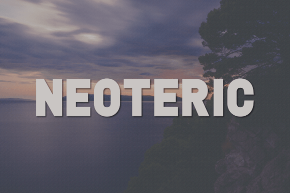 Neoteric: A Modern Sans Serif for Bold Branding