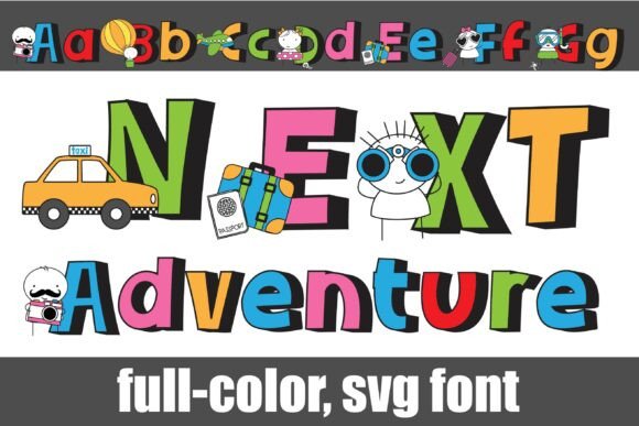 Next Adventure: The Premium Color Font for High-Energy Campaigns