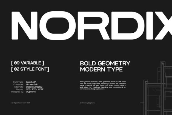 Nordix: The Bold Sans Serif Typeface for Modern Web Design