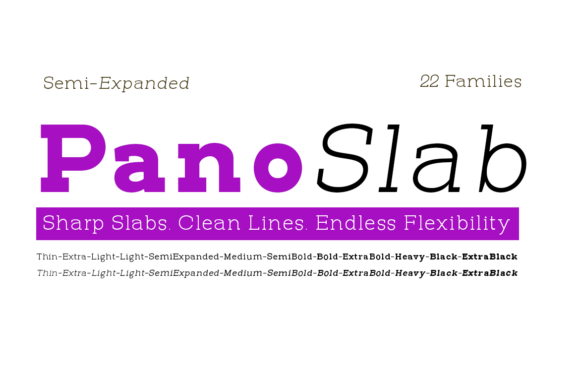 Pano Slab Semi Expanded: The Premium Slab Serif for Bold Brand Identity