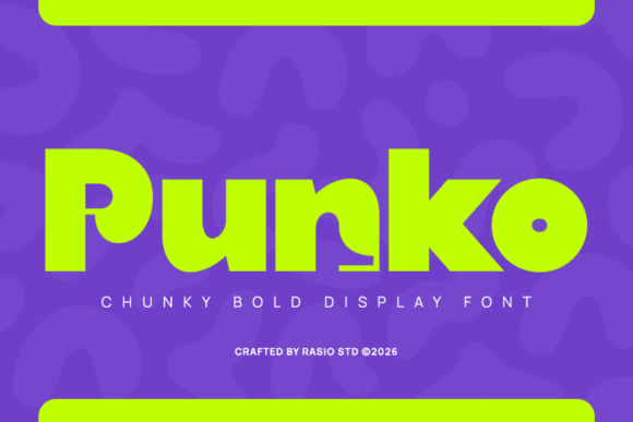 Punko: The Bold Sans Serif Typeface for High-Impact Campaigns