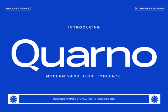 Quarno: The Modern Sans Serif Typeface for Digital Experiences