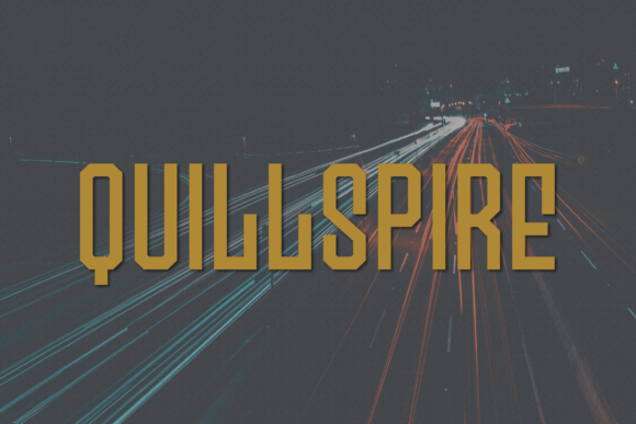 Quillspire: A Designer's Take on a Modern Sans Serif Typeface
