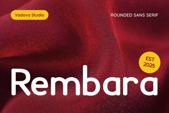 Rembara: A Modern Sans Serif Typeface for Editorial Design
