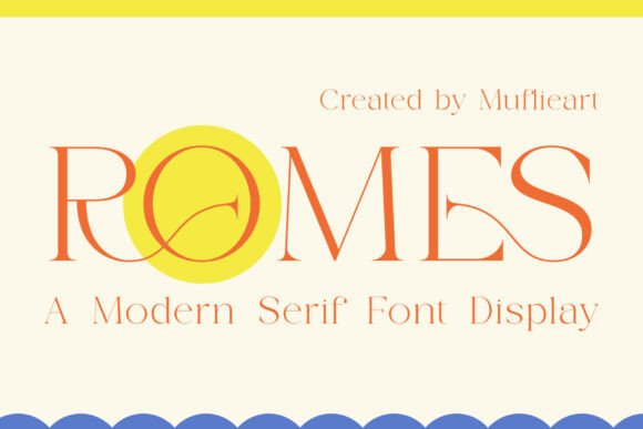 Romes: The Modern Serif Typeface for Sophisticated Branding
