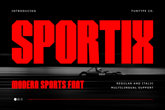 Sportix: The Bold Sans Serif Typeface for High-Impact Campaigns