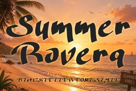 Summer Rovera: The Modern Blackletter Typeface for Scroll-Stopping Campaigns