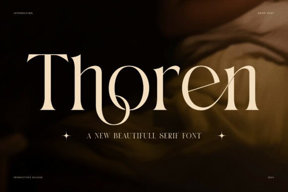 Thoren Typeface: Elevating Small Business Branding with Calm Beauty
