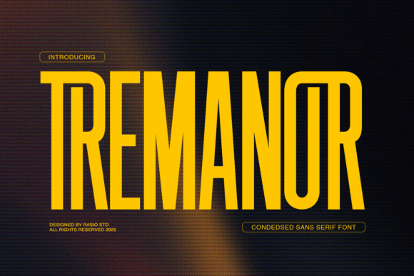 Tremanor: The Sans Serif Typeface for Bold Editorial Design
