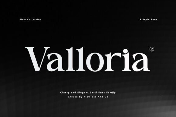 Valloria: The Serif Typeface That Elevates Modern Brand Identity
