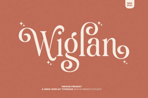 Wiglan: A Modern Serif Display Typeface for Editorial Design